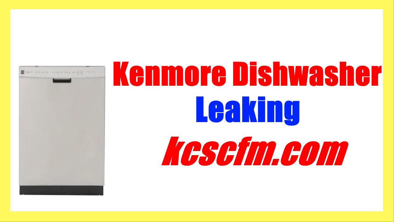 kenmore dishwasher leaking water underneath