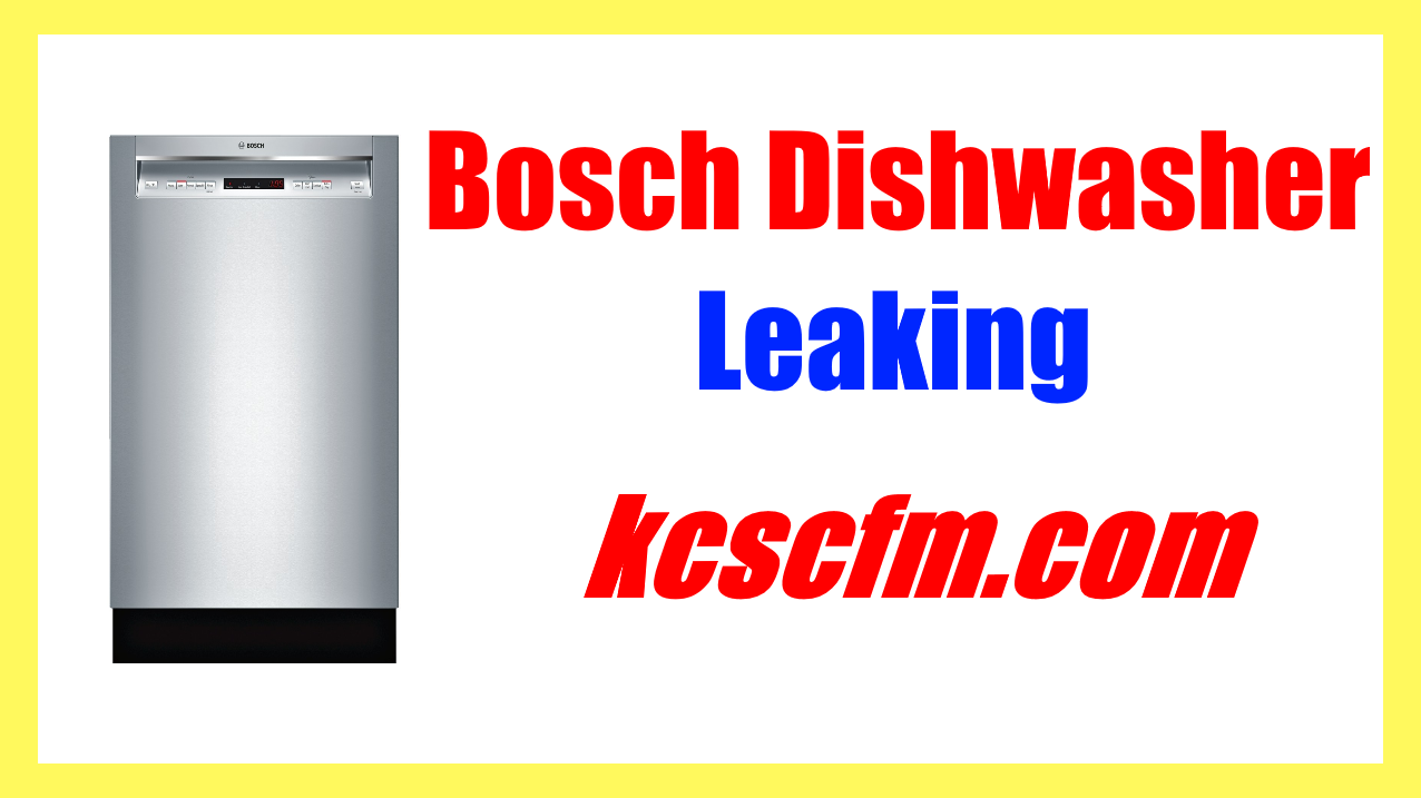 Bosch Dishwasher Leaking