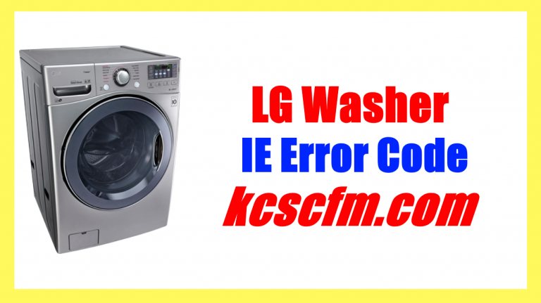 How To Clear Ie Code On Lg Washer