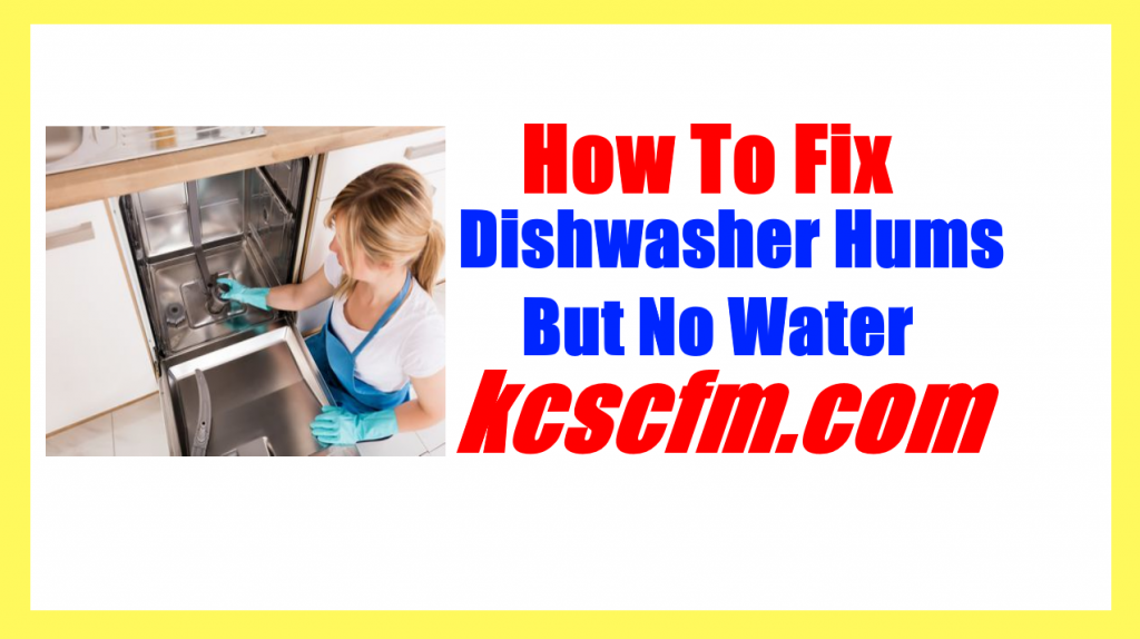 Why Dishwasher Hums But No Water? [SOLVED] KCSCFM Repair