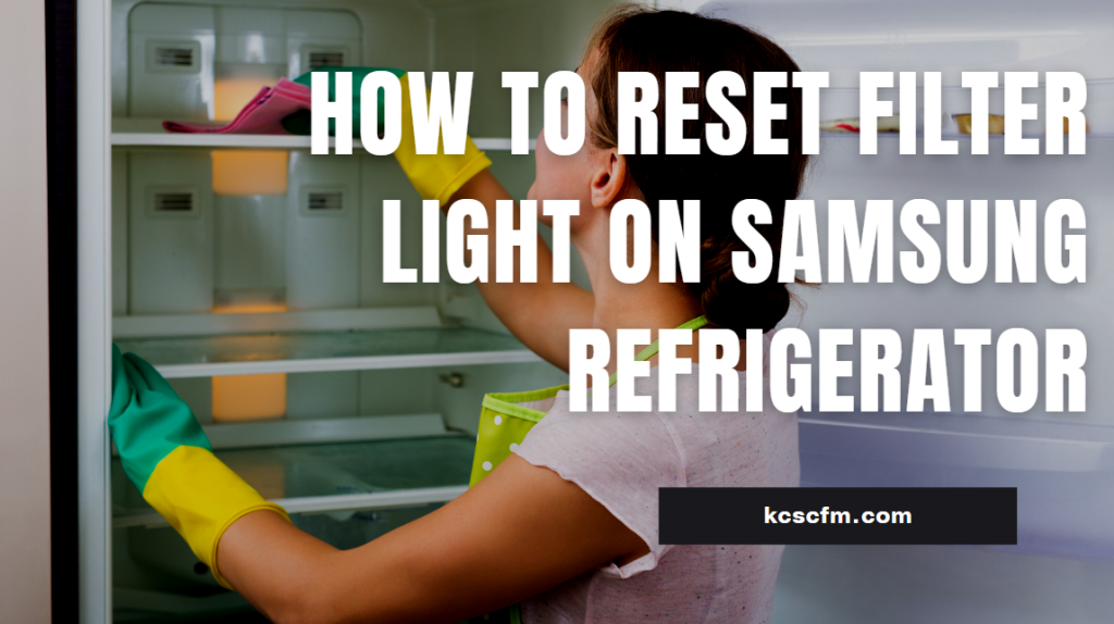 How To Reset Filter Light On Samsung Refrigerator In 2 Minutes 